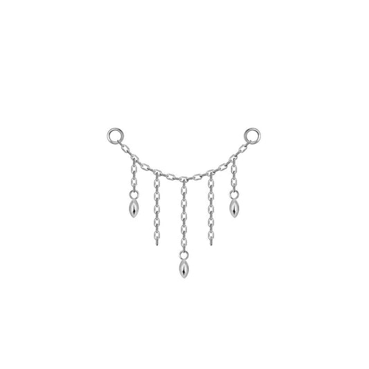 Hera Chain - 3 Marquise Bead