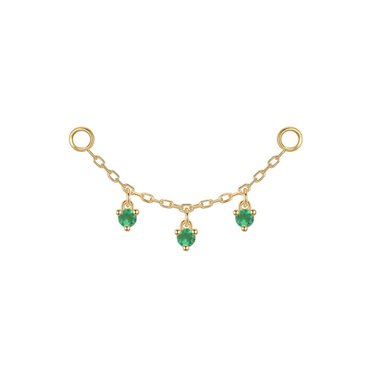 Chain with Dripping Gemstones