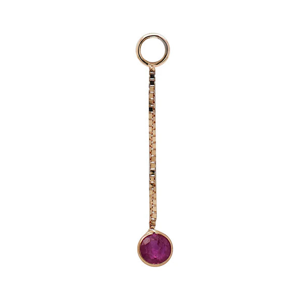 Round Dangle Charm - Long