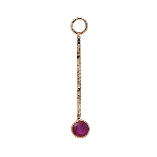 Round Dangle Charm - Long